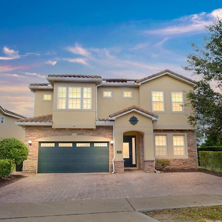 Huge 10 Bdr Family House With Arcades And Free Pool Heat Near Disney Орландо Екстериор снимка
